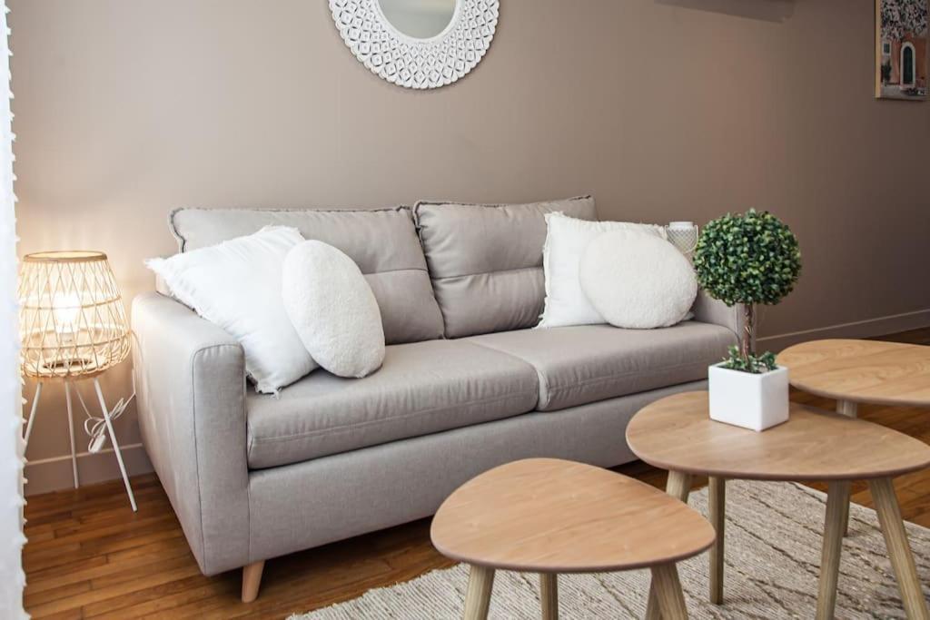 Cote Cour - Gare/Centre, Neuf, Clim Apartment Chateauroux Luaran gambar