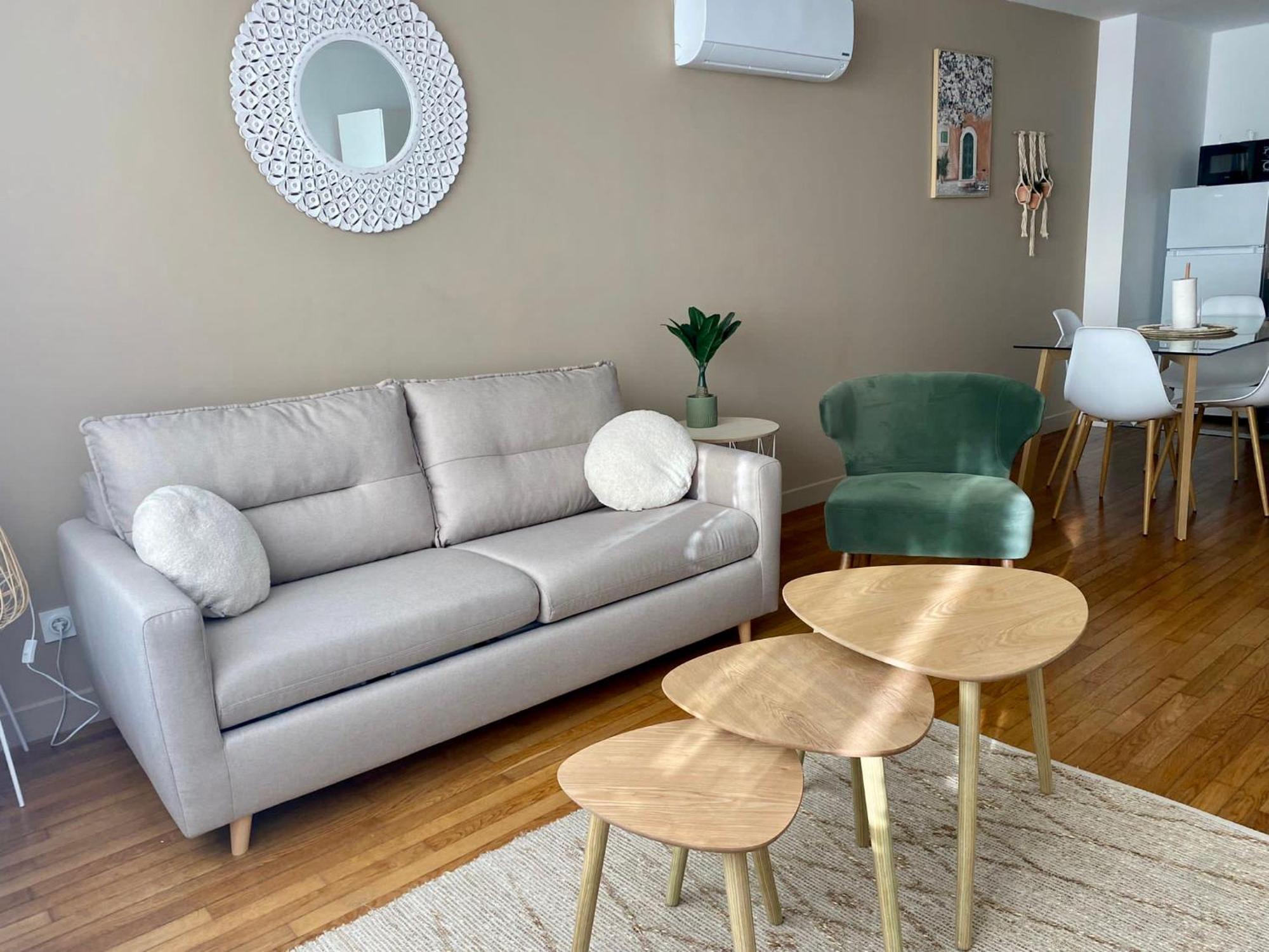 Cote Cour - Gare/Centre, Neuf, Clim Apartment Chateauroux Luaran gambar
